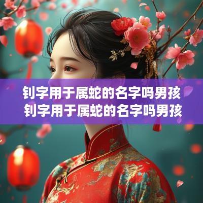 钊字用于属蛇的名字吗男孩 钊字用于属蛇的名字吗男孩子