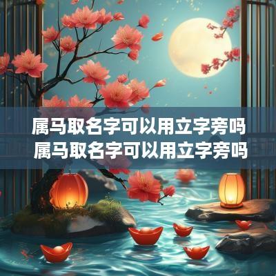 属马取名字可以用立字旁吗 属马取名字可以用立字旁吗男孩