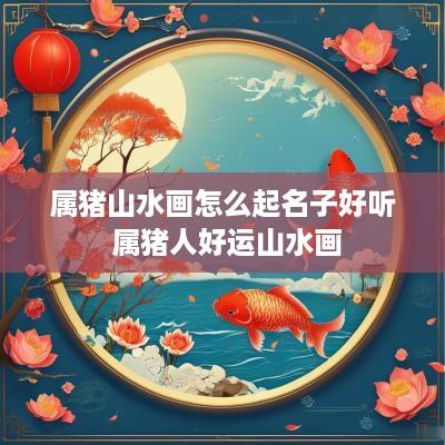 属猪山水画怎么起名子好听 属猪人好运山水画