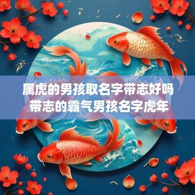 属虎的男孩取名字带志好吗 带志的霸气男孩名字蛇年