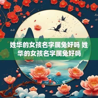 姓华的女孩名字属兔好吗 姓华的女孩名字属兔好吗