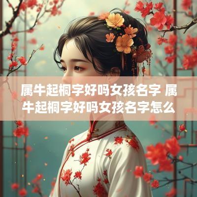 属牛起桐字好吗女孩名字 属牛起桐字好吗女孩名字怎么取