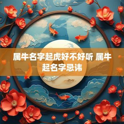 属牛名字起虎好不好听 属牛起名字忌讳