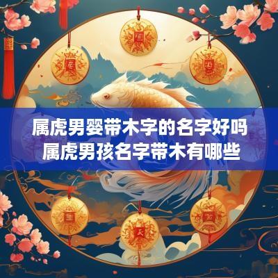 属虎男婴带木字的名字好吗 属虎男孩名字带木有哪些
