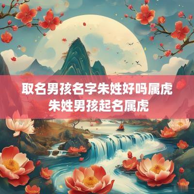 取名男孩名字朱姓好吗属虎 朱姓男孩起名属虎