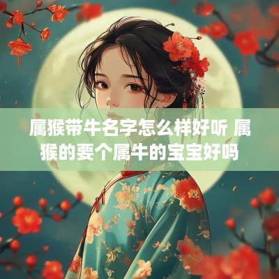 属猴带牛名字怎么样好听 属猴的要个属牛的宝宝好吗