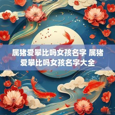 属猪爱攀比吗女孩名字 属猪爱攀比吗女孩名字大全