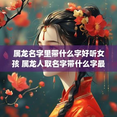 属龙名字里带什么字好听女孩 属龙人取名字带什么字最好