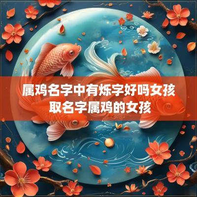 属鸡名字中有烁字好吗女孩 取名字属鸡的女孩