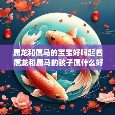 属龙和属马的宝宝好吗起名 属龙和属马的孩子属什么好
