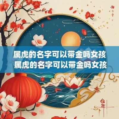 属虎的名字可以带金吗女孩 属虎的名字可以带金吗女孩子