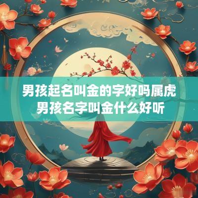男孩起名叫金的字好吗属虎 男孩名字叫金什么好听
