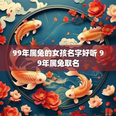 99年属兔的女孩名字好听 99年属兔取名