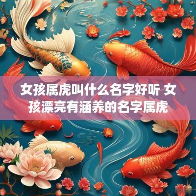 女孩属虎叫什么名字好听 女孩漂亮有涵养的名字属虎
