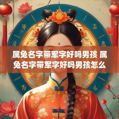 属兔名字带军字好吗男孩 属兔名字带军字好吗男孩怎么取