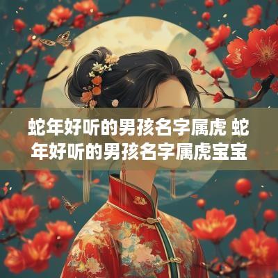 蛇年好听的男孩名字属虎 蛇年好听的男孩名字属虎宝宝