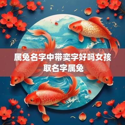 属兔名字中带奕字好吗女孩 取名字属兔