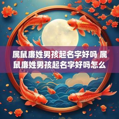 属鼠廉姓男孩起名字好吗 属鼠廉姓男孩起名字好吗怎么取