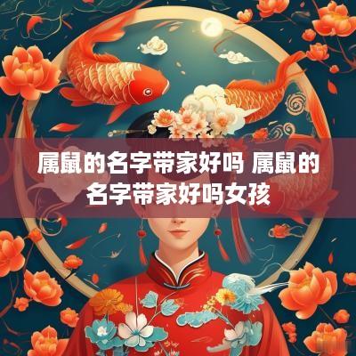 属鼠的名字带家好吗 属鼠的名字带家好吗女孩