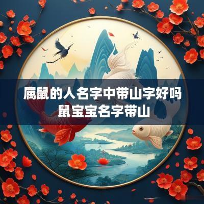 属鼠的人名字中带山字好吗 鼠宝宝名字带山
