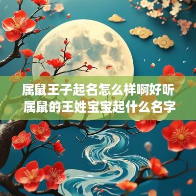 属鼠王子起名怎么样啊好听 属鼠的王姓宝宝起什么名字好