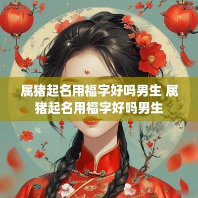 属猪起名用福字好吗男生 属猪起名用福字好吗男生
