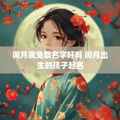 闰月属兔取名字好吗 闰月出生的孩子起名
