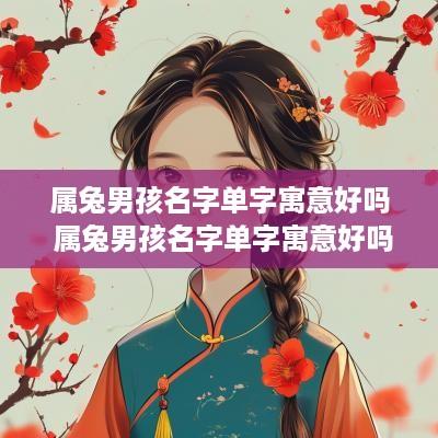 属兔男孩名字单字寓意好吗 属兔男孩名字单字寓意好吗