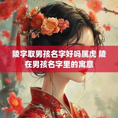 陵字取男孩名字好吗属虎 陵在男孩名字里的寓意