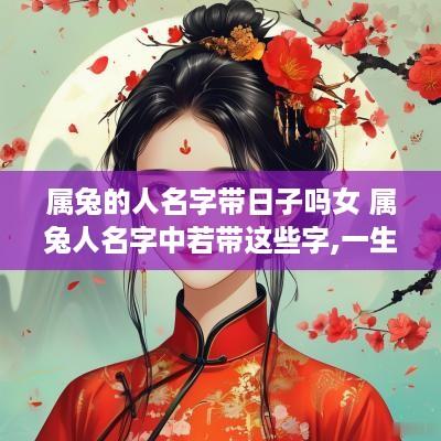 属兔的人名字带日子吗女 属兔人名字中若带这些字,一生大富大贵