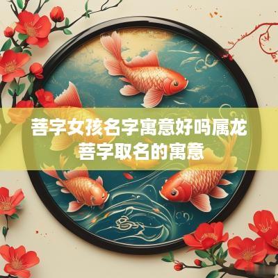 菩字女孩名字寓意好吗属龙 菩字取名的寓意