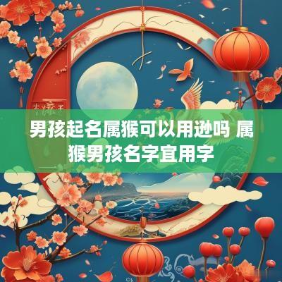 男孩起名属猴可以用逊吗 属猴男孩名字宜用字