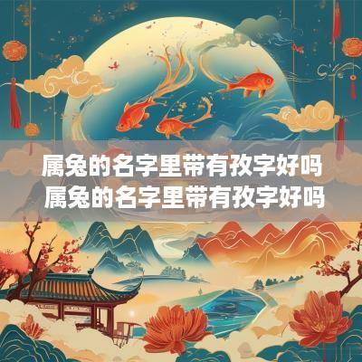 属兔的名字里带有孜字好吗 属兔的名字里带有孜字好吗女孩