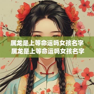 属龙是上等命运吗女孩名字 属龙是上等命运吗女孩名字大全