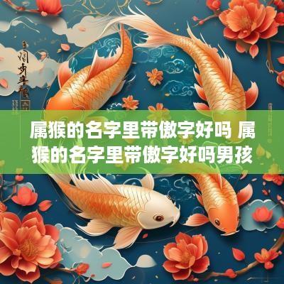 属猴的名字里带傲字好吗 属猴的名字里带傲字好吗男孩