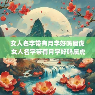 女人名字带有月字好吗属虎 女人名字带有月字好吗属虎的