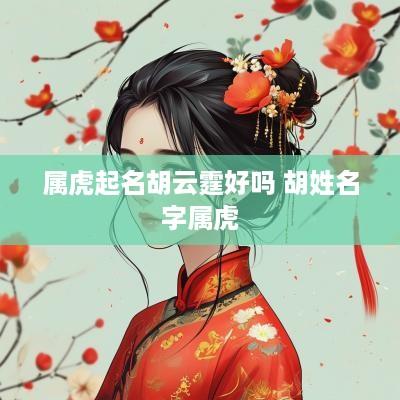 属虎起名胡云霆好吗 胡姓名字属虎