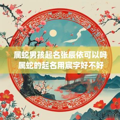 属蛇男孩起名张辰依可以吗 属蛇的起名用宸字好不好