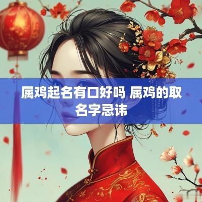 属鸡起名有口好吗 属鸡的取名字忌讳