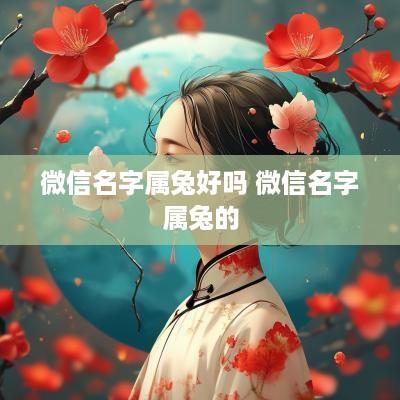 微信名字属兔好吗 微信名字属兔的