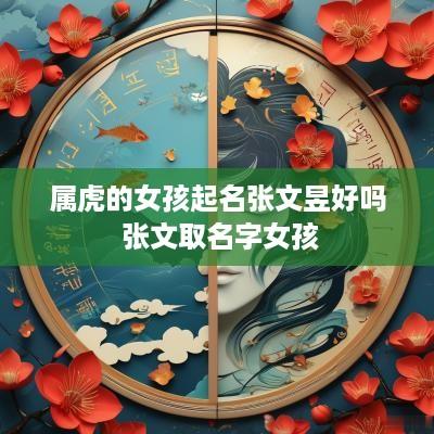 属虎的女孩起名张文昱好吗 张文取名字女孩