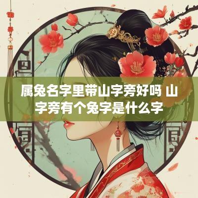 属兔名字里带山字旁好吗 山字旁有个兔字是什么字