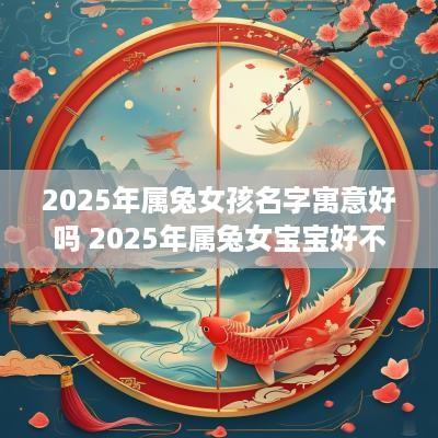 2025年属兔女孩名字寓意好吗 2025年属兔女宝宝好不好
