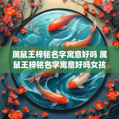 属鼠王梓铭名字寓意好吗 属鼠王梓铭名字寓意好吗女孩
