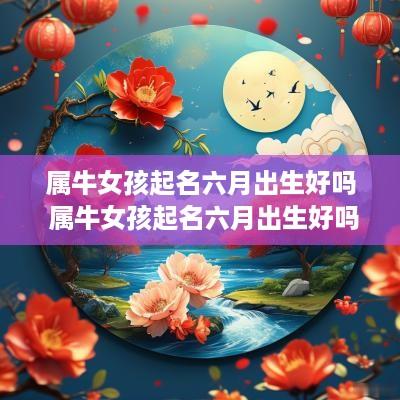 属牛女孩起名六月出生好吗 属牛女孩起名六月出生好吗