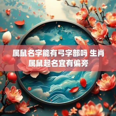 属鼠名字能有弓字部吗 生肖属鼠起名宜有偏旁
