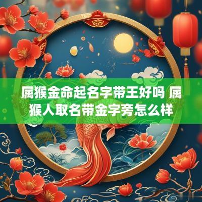 属猴金命起名字带王好吗 属猴人取名带金字旁怎么样