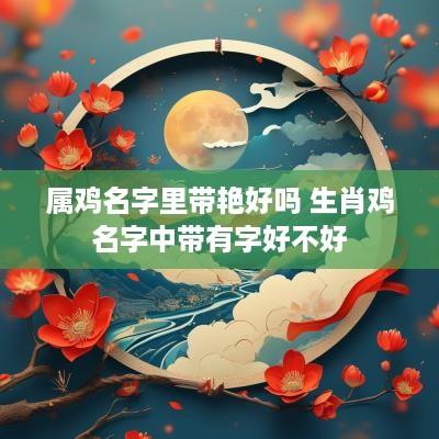 属鸡名字里带艳好吗 生肖鸡名字中带有字好不好