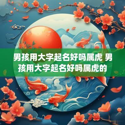 男孩用大字起名好吗属虎 男孩用大字起名好吗属虎的 男孩用大字起名好吗属虎 男孩用大字起名好吗属虎的