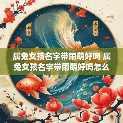 属兔女孩名字带雨萌好吗 属兔女孩名字带雨萌好吗怎么取
